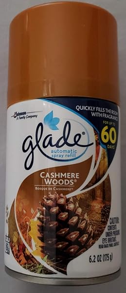 GLADE CASHMERE WOODS SCENT AIR FRESHENER REFILL 6.2 OZ. AEROSOL