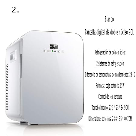 YIWANGO 20L Portátil Refrigerador BAJO Consumo Eficiente Y ...