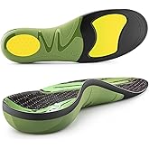 VALSOLE 220+ lbs Plantar Fasciitis High Arch Support Insoles Men Women - Orthotic Shoe Inserts for Flat Feet - Metatarsalgia - Heel Pain - Boot Work Shoe Insole - Standing All Day Heavy Duty Support
