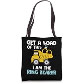 Wedding Shirts Ring Bearer Funny Truck Shirts Boys Men Gifts Tote Bag