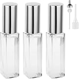 LOPHE 10ml Perfume Atomiser Kit 3pcs Clear Glass Spray Bottles Fine Mist view 8