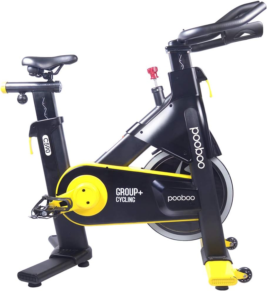 pooboo Indoor Cycling Bike, Belt Drive Indoor Exercise Bike,Stationary Bike for Home Cardio Workout Bike Training