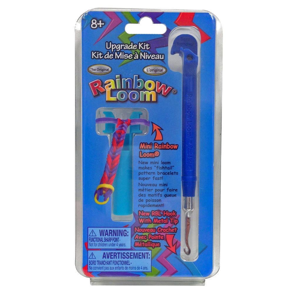 Official Rainbow Loom Metal Hook Tool Upgrade Kit 3 Pack (Pink, Blue