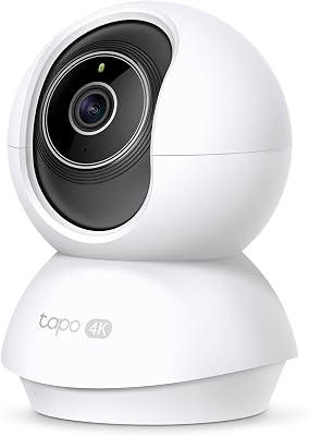 C250 4K Überwachungskamera Innen 360°, Lokale KI-Erkennung & Bewegungsverfolgung mit Zoom, IR-Nachtsicht, Privatsphäre-Sperrzone, Micro-SD oder Cloud Speicher, Haustier & Babyphone mit Kamera