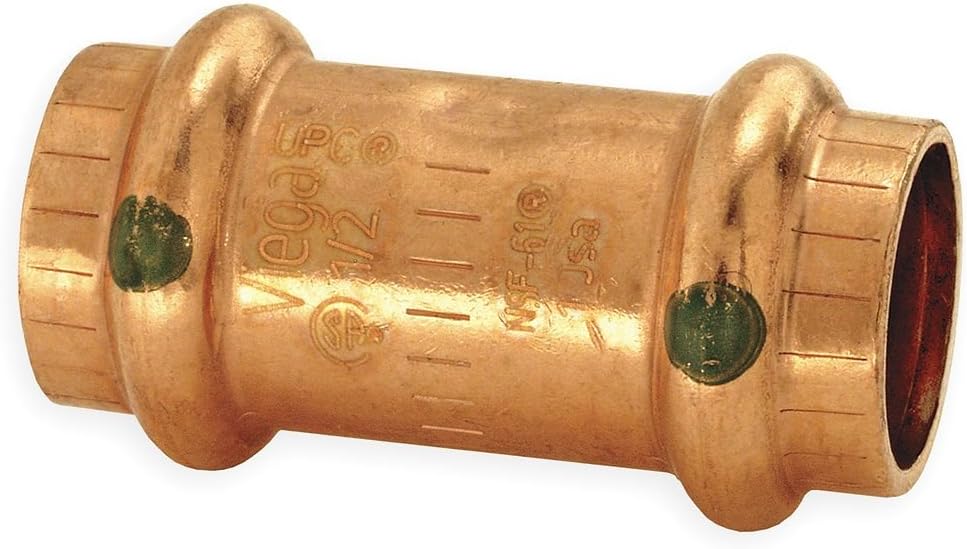 ProPress Coupling With Stop, 3/4" x 3/4"