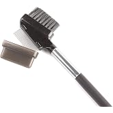 Beauty7 Eyelash Brush Eyebrow Brush Spoolie Brush Eyelash Resuable Dual Comb Stainless Steel Teeth Mascara Applicator Makeup Tool Eyebrow Eyelash