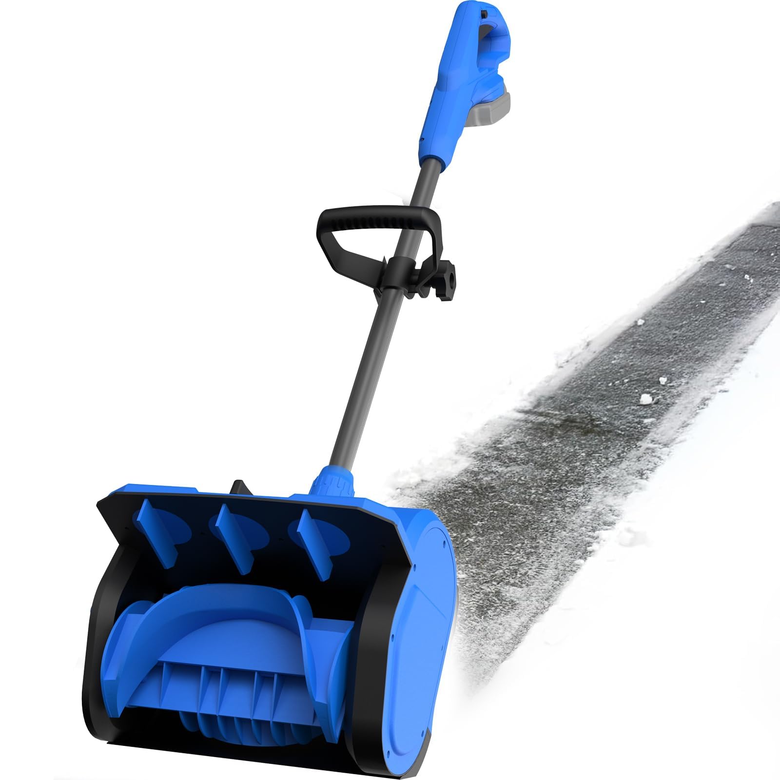 Photo 1 of MXMZHXU 10 inch Cordless Snow Shovel for Dewalt 20v Battery(NO Included), Brushless Electric Snow Blower with Adjustable Front Handle, 6in. Depth, 20FT Throw Distance Snow Shovel for Deck Driveway