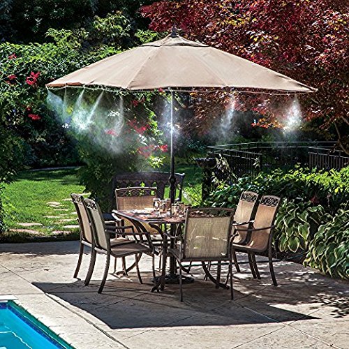 iLOT MO0012 Portable 1/4" Tubing Ourdoor Preassembled Mist Cooling Kit Orbit Portable 1/4-Inch Outdoor Mist Cooling System