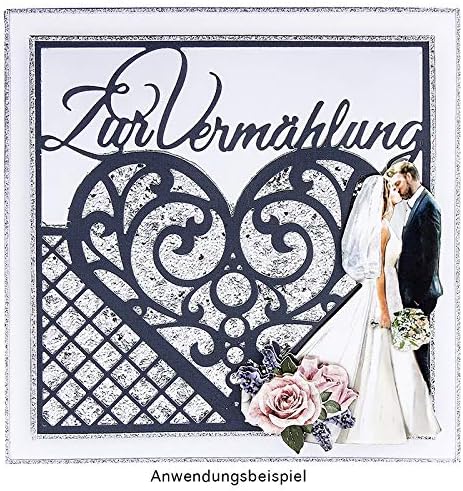 Cutting template, for marriage 14 cm x 14 cm - Image 4