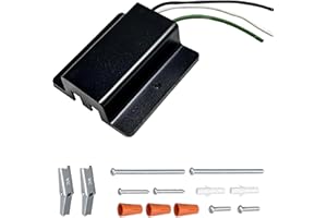 Yuemegou Black 1-Pack H Track Floating Canopy Connector for Track Lighting Accessories H Track System, Energize The Rails