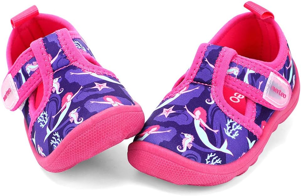 nerteo Boys Girls Cute Aquatic Water Shoes & Beach, Swim, Pool, Water Park & Toddler/Little Kid