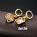 U7 Floating Rose Flower Jewelry Set Luxury Fashion 18K Gold Plated Bridal Tennis Bracelet & Drop Earrings & Charm Necklace Pendant