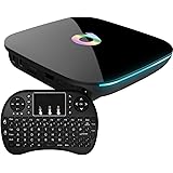 EASYTONE Android 5.1 Smart TV BOX 2GB/16GB/4K Amlogic S905 Quad Core 1000M LAN 3D Bluetooth 4.0 2.4GHz 5.0GHz Dual Wifi Android TV Box with Mini Wireless Keyboard Touchpad