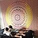 Labhanshi Big Mandala Hippie Tapestry, Hippie Wall Hanging Tapestries, Bohemian Tapestries, Queen Mandala Home Decor