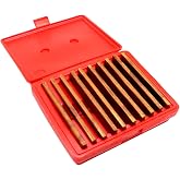 Aspaton 10 Pairs 1/8"x6" Parallel Steel Bars 1/2" to 1-5/8" Machinist Set | Hardened thin steel parallel bars, 1/8"&times;6", tight 0.0002"tolerance, precision gauge set for machining layout &amp; inspection