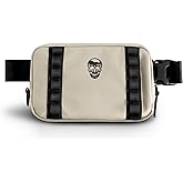 Gymreapers Travel Small Crossbody Bags for Men & Women with Hidden Pocket - Waterproof Crosssbody Fanny Pack for Men with Adjustable Shoulder Sling Belt for Traveling, Running & Hiking (Desert Sand)