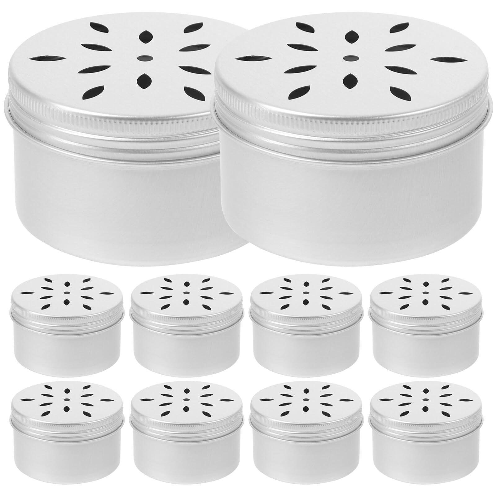 FRCOLOR 10Pcs Dog Scent Training Boxes Aluminum Nose Work Containers with Vent Holes for Dog Scent Training Equipment and Sniffle Work