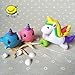 Slow Rising Jumbo ANIMAL SQUISHIES: Unicorn & Whale Cartoon Squishies Kawaii Soft Squeeze Toys Stress Relief Toys For Kids and Adults, 3 Pack