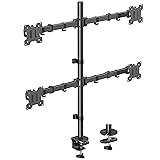 MOUNTUP Quad Monitor Stand, 4 Monitors Desk Mount