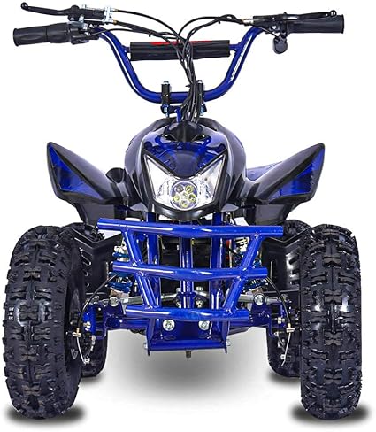 white mini quad atv dirt motor bike