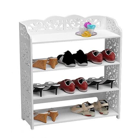 Amazon Rerii シューズラック 下駄箱 組み立て式 靴収納 ラック 木製