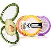 SOOPLEU Avocado Saver 4-Pack: Fresh-Lock Containers for Tomatoes, Onions & Lemons | Reusable Fridge Storage | Ideal for Garlic, Potatoes & Produce Preservation