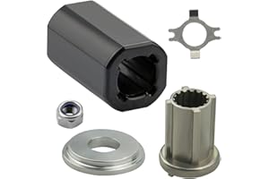 Binazon 835257Q1 Flo-Torq II Hub Kit Replacement for Mercruiser Alpha/Mercury 135-300 HP/Bravo One/Mariner 40-60 HP CT/Alpha One Drives, Replace for Quicksilver Flo Torq II Hub Kit (Under 400 HP)