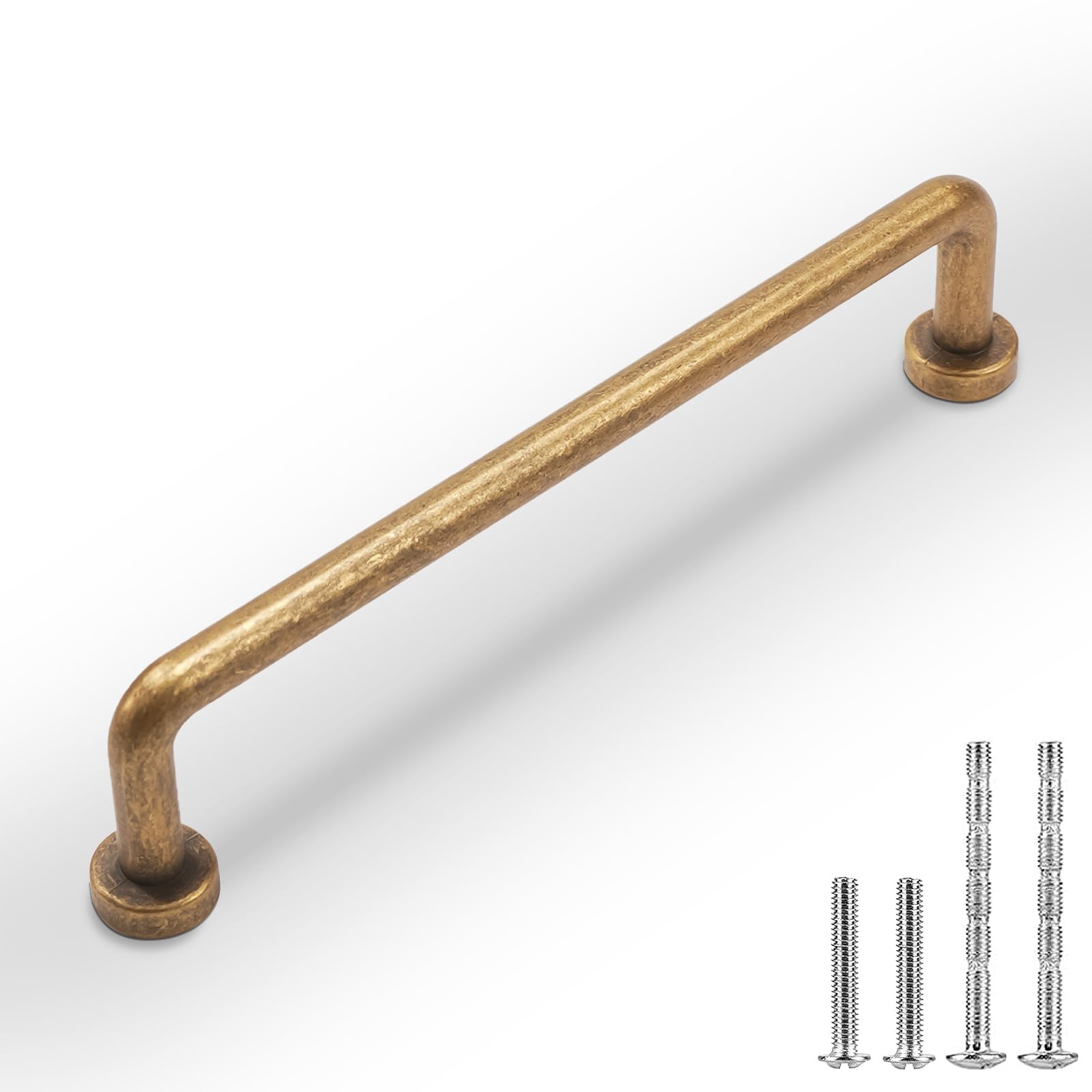Photo 1 of (PARTIAL SET) BUKOBYHE 10 Pack 5Inch Kitchen Cabinet Handles Antique Brass Cabinet Pulls Vintage Drawer Pulls Kitchen Hardware Zinc Alloy Kitchen Handles for Cabinets Cupboard Handles Drawer Handles