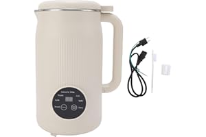 YDuupxe Nut Milk Machine, 800W 1200mL Keep Warm Low Noise Soy Milk Maker with Timer for Toddler Food Juice Health Drink (US P