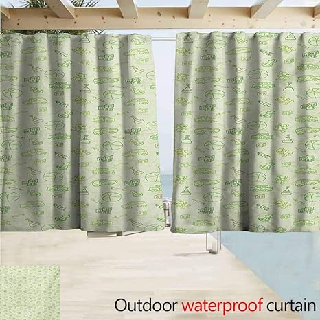 Amazon Com Andytours Outdoor Blackout Curtains Baby Cartoon