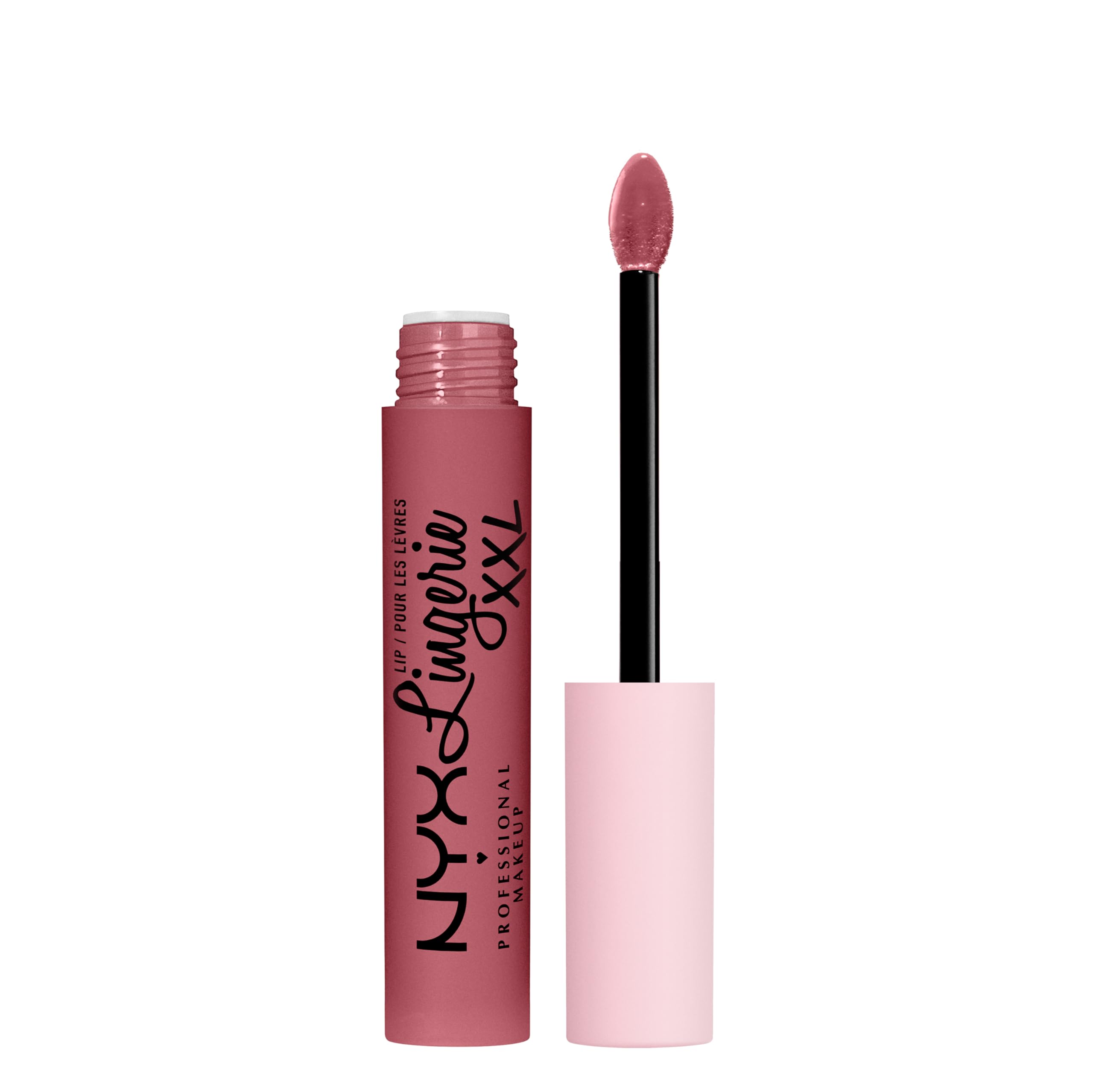NYX Professional Makeup Lip Lingerie XXL, Long Lasting Matte Liquid Lipstick, Vegan formula, Flaunt It