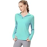 100% Merino Wool - Women's Classic Thermal Merino Base Layer Half Zip Sweater Top for Hiking Outdoors BlackL