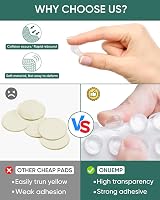 ONUEMP 304pc Clear Rubber Feet Pads Bumpers 6 Sizes Cabinet Door Drawer Glass view 4
