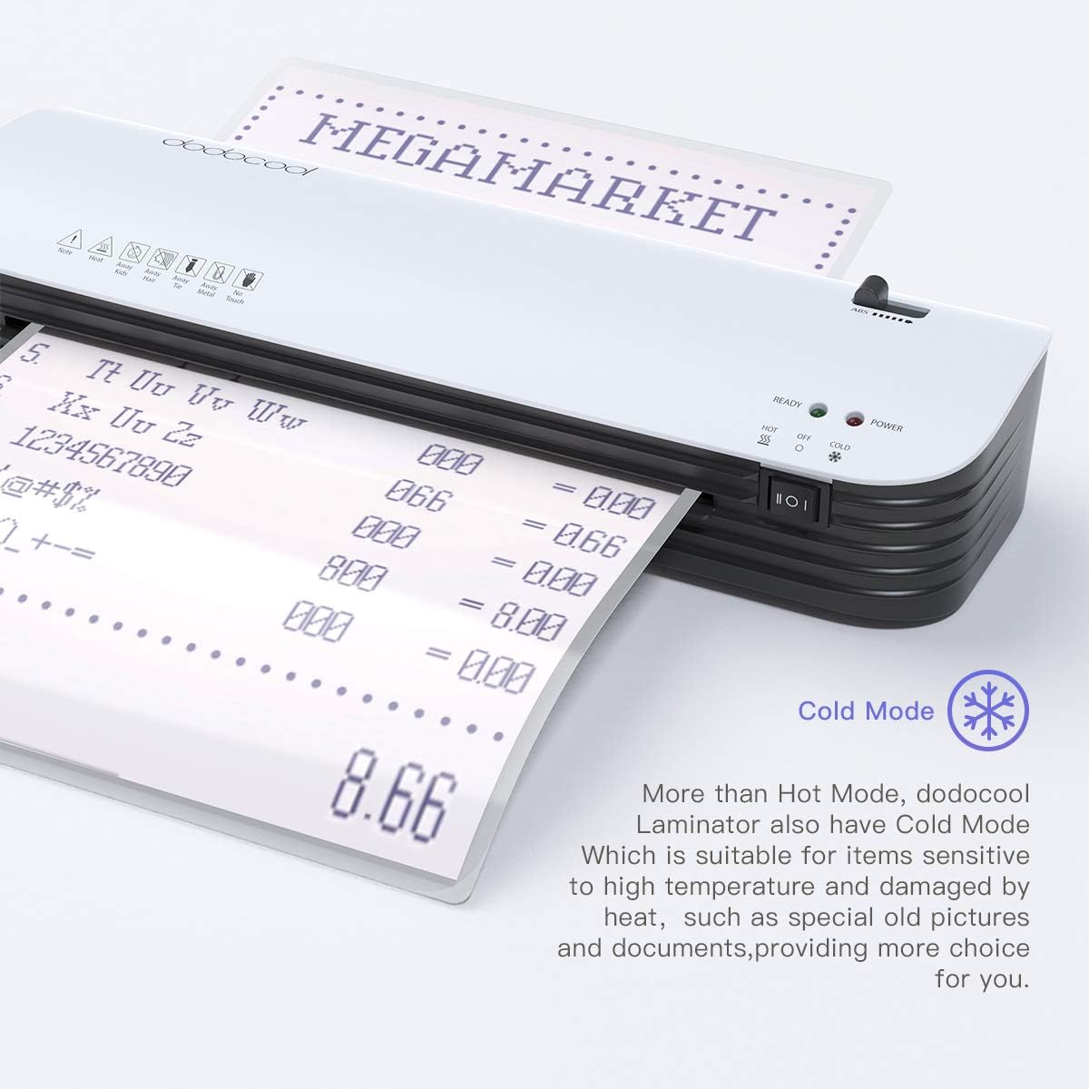 dodocool A4 Laminator Set, 4 in 1 A5 A6 Portable Thermal Laminator, 2