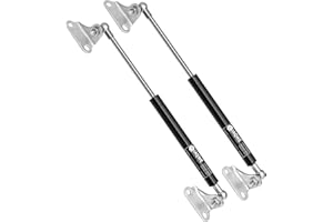 20Inch 45Lbs 200N Gas Strut Spring Shock Lift Kit for RV Queen Bed Door Outdoor Storage Bin Heavy Duty Murphy Truck Bed Canopy Cover Basement Door Floor Boat Hatch Trash Box Lid 2pcs by IAQWE