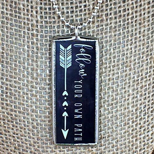 Inspirational Quote Charm Necklace