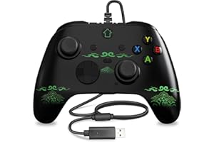 Wired X box One Controller for X box one, X/S, Series X/S, USB PC Controller with Turbo Function, 3.5mm Audio Jack, Programma