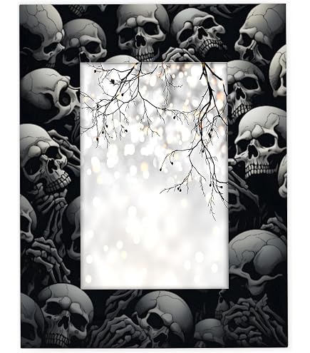 Amazon.com - Ourtheme Rock Roll Skull 8x10 Picture Frame Fits
