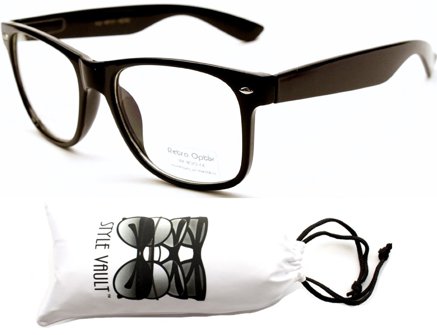 Kd217 Kids Children toddlers Age 2-9 years Old 80s Dorky Nerd Geek Glasses