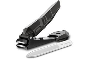 VANWIN Nail Clippers for Men, Fingernail Clipper Heavy Duty Sharp Nail Clippers with Catcher Nail Cutters, No Mess Nail Clippers for Women Mess Free Toe Nail Clippers for Thick Nails for Seniors