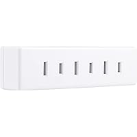 GE 54192 3-Outlet Polarized Tap, 1-Pack, White