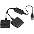 HDE Controller Adapter PlayStation 2 to USB for Sony PlayStation 3 and ...