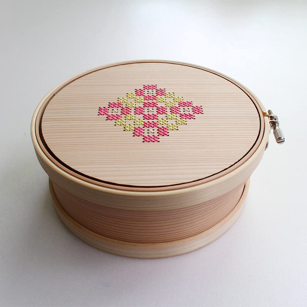 Cohana Magewappa Toolbox Embroidery Hoop 15cm yllw-pnk - 1pc