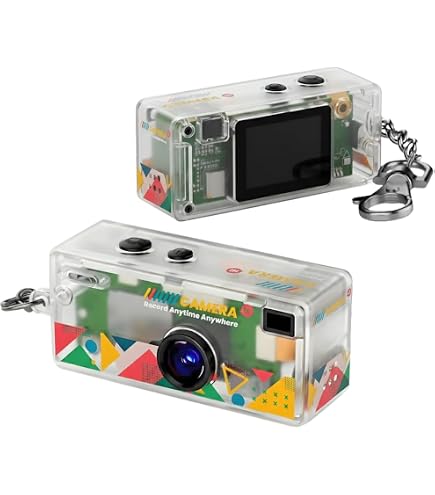 G6 Thumb Camera Mini Keychain, 1080P HD Portable Retro Camcorder