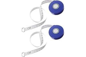 GALPADA 2pcs Cattle Weight Tape Measure with Scale, Retractable Animal Measuring Tape for Pig, Calf, Goat