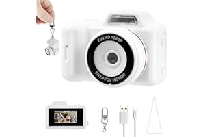 Mini Keychain Camera, Tiny Digital Camera, 1080P 2MP Small Camera Video Recorder with 0.96" HD Display, 100 Mins Battery Life