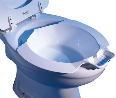 NRS Healthcare Personal Washing Bidet Bowl F18487 Portable Toilet Aid 40x36x12cm