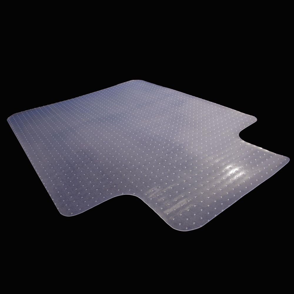 Goten PVC Protective Mat for Carpet Floor,Transparent Chair Mat with Lip,Home and Office Chair Pads,Size 36"x48": Furniture & Decor