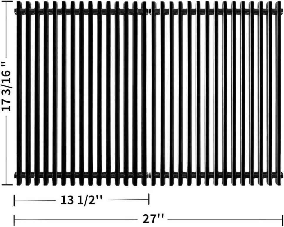 SHINESTAR Grill Grates Replacement for Nexgrill 720-0888 720-0888A 720-0888N 720 0697, Charbroil Commercial Series 463449914 463241113, Grill Master 720-0697, BHG, Porcelain-Coated Steel Cooking Grate
