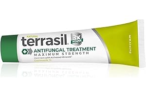 terrasil Clotrimazole Antifungal Cream, Relief for Fungal Yeast Infections, Jock Itch, Athletes Foot, Ringworm for Men & Women, Clinically Proven Treatment of Skin Fungus. FSA - HSA Eligible (0.5oz)